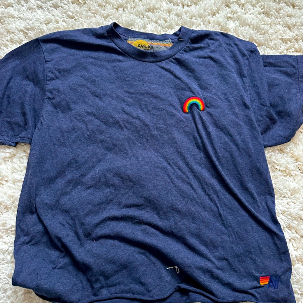 AVIATOR NATION RAINBOW TEE